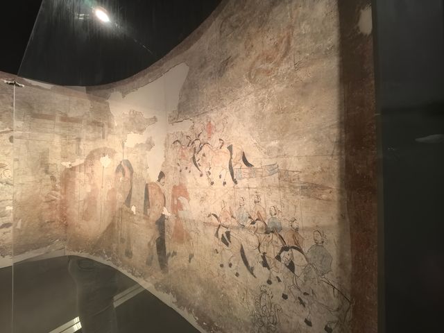 太原北齊壁畫博物館一一水泉梁壁畫