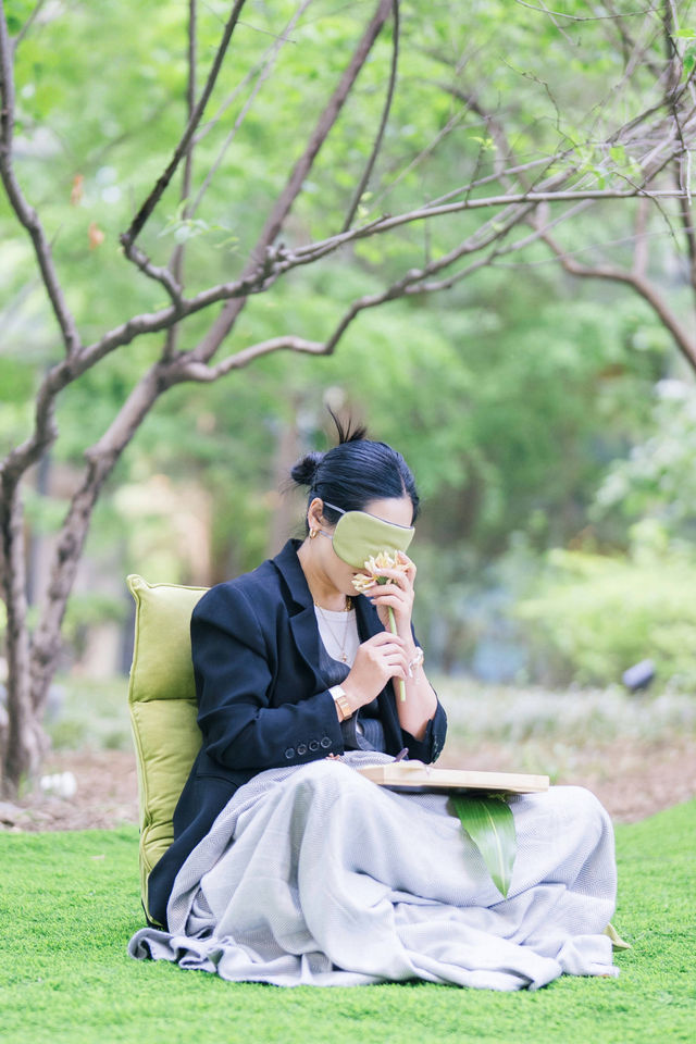 在花園中"連結"自然