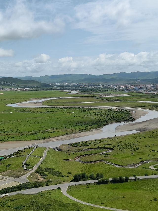 紅原月亮灣——松潘古城 紅原月亮灣——松潘古城