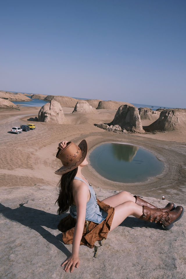 青海狂野大片!在烏素特水上雅丹當一天西部牛仔 青海狂野大片!在烏素特水上雅丹當一天西部牛仔