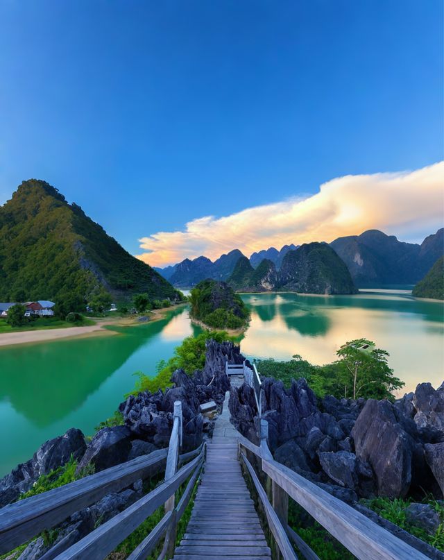 浩坤湖全攻略 | 邂逅"廣西納木錯"，在喀斯特仙境中泛舟騎行