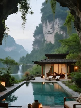 가을의 치유! 장가계 자산만거 가족 여행, 마음의 평화와 여유를 되찾다