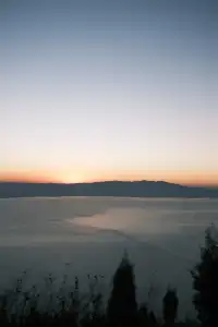 西山貓貓菁日出、晨霧、圓月