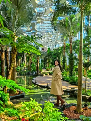 Not in Singapore, but in Shanghai! Enter the secret forest beneath the giant aquarium