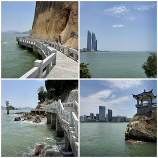 Walk On Water, The Elevated Walkaway Around The Tip of Gulangyu Island 
