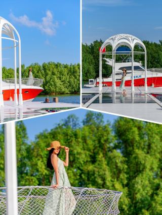 สัมผัสประสบการณ์การท่องเที่ยวสุดหรูในพื้นที่ชุ่มน้ำของเมืองเจียงเหมิน ที่รู้จักกันในชื่อ "มัลดีฟส์"