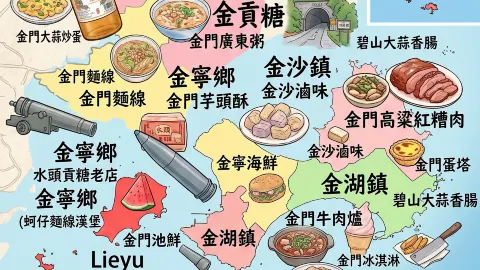 金門グルメマップ – 高粱酒の故郷。 — traveler post in 金門