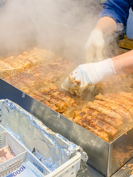 강릉 중앙시장 먹거리 닭강장부터 야키토리까지