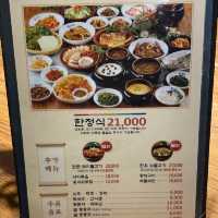 韓定食で豪華なランチ！