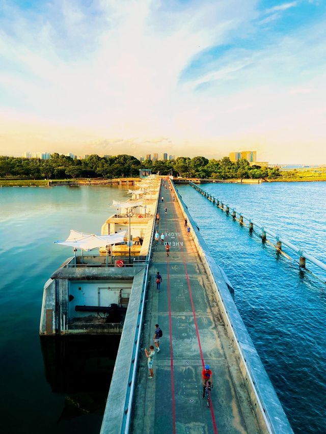 Seeing Singapore From Marina Barrage