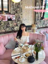 香港中環打卡pink room內飲茶吃點心-Madame Fù
