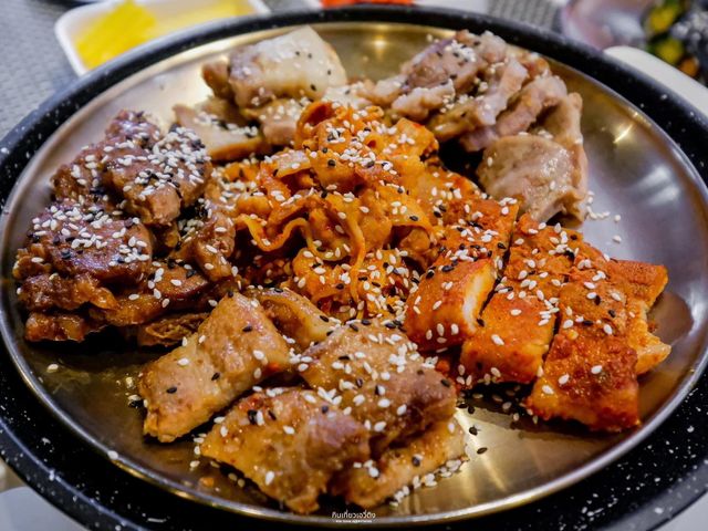 บุฟเฟต์เกาหลีที่ไม่ต้องย่างเอง ย่านบางนา🍜