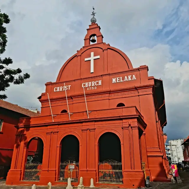 Super Sharp Red Church in Malacca ⛪️