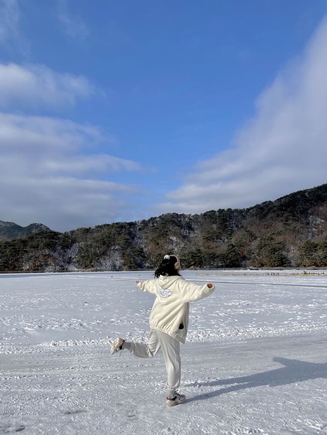 이번주가 마지막이라는 포천 산정호수 썰매축제🥹❄️