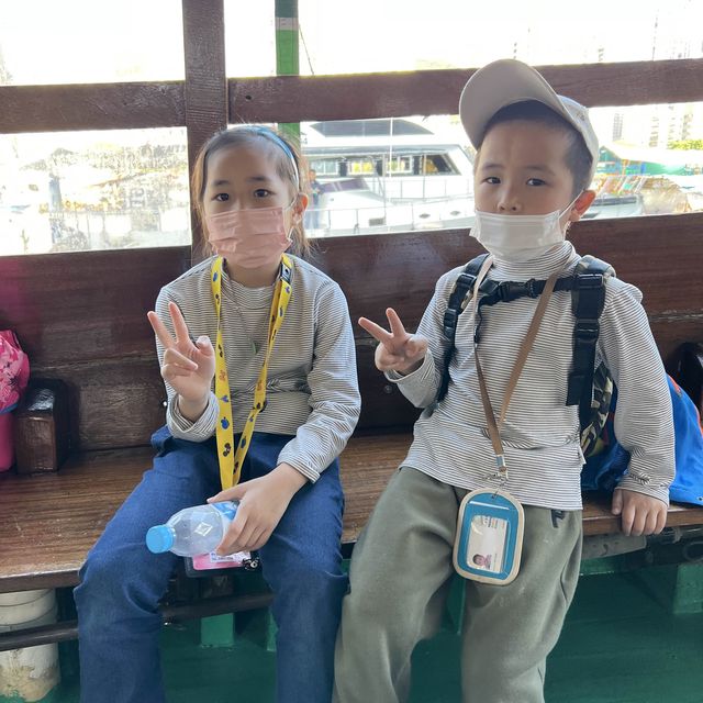 坐艇仔🛶遊香港仔海濱公園