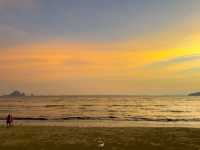 เที่ยวหาดนพรัตน์ธารา พระอาทิตย์ตกสวยมาก 