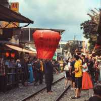 The magic of Sky Lanterns in Taipei, Ping Xi