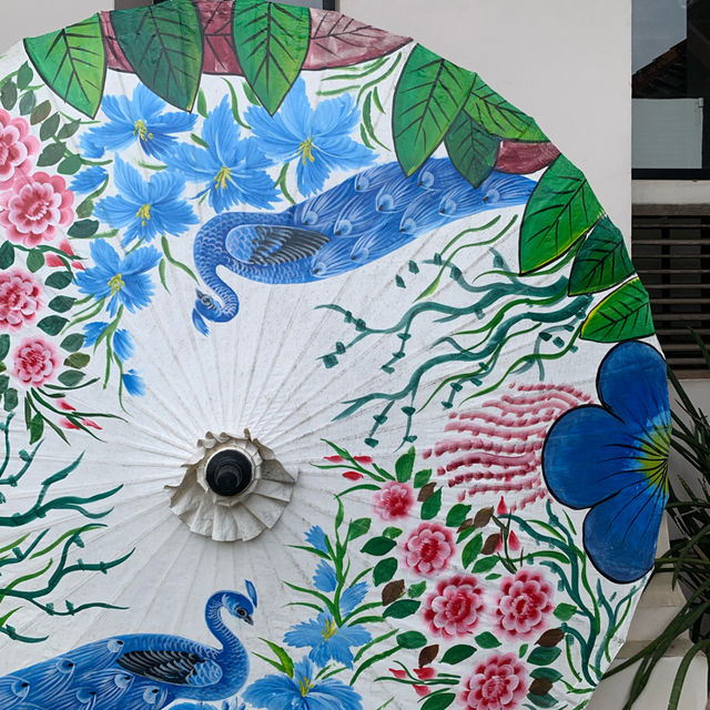 Visit the beautiful Umbrella Making Center - Chiang Mai