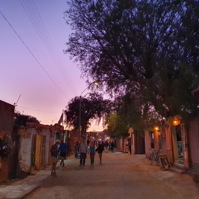 칠레 산 페드로 데 아타카마의 노을 🌅