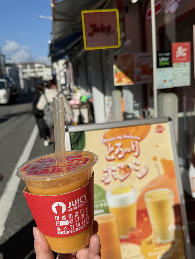 【大阪観光】日本でココだけ！鶴橋・大阪コリアタウンのフレッシュジュース🥤🍎🍊🍈🍉🍇