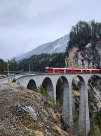 【瑞士鐵路】瑞士東部山區地標：伯爾納特快車&冰川快車的象徵與海報！