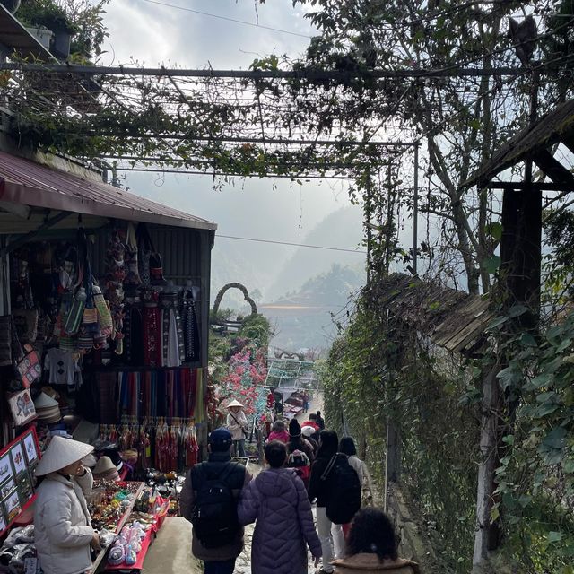 Sapa cat cat tourist area entrance 