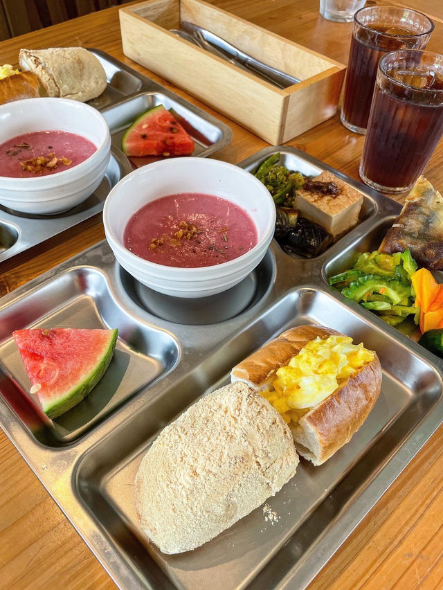 【埼玉】小川町 廃校カフェにて美味しい給食を
