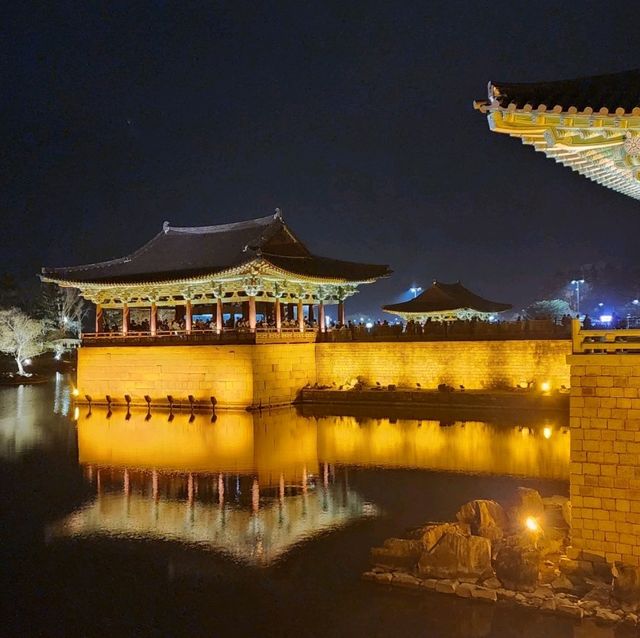 경주 야경, 동궁과 월지, 월정교
