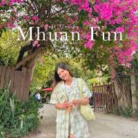 MhuanFun 🌸 คาเฟ่ริมน้ำสุดชิล #เปิดใหม่ #บ้านฉางระ