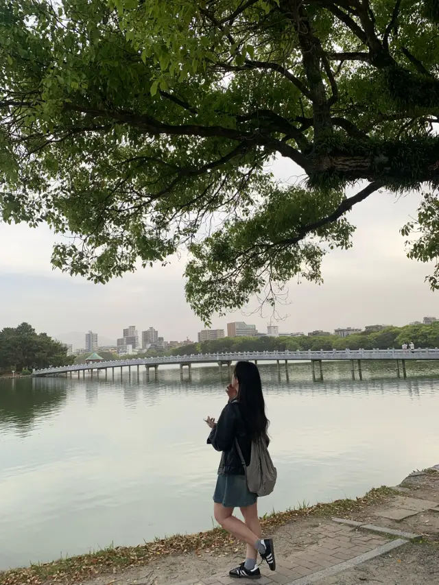 福岡必遊之地大濠公園。