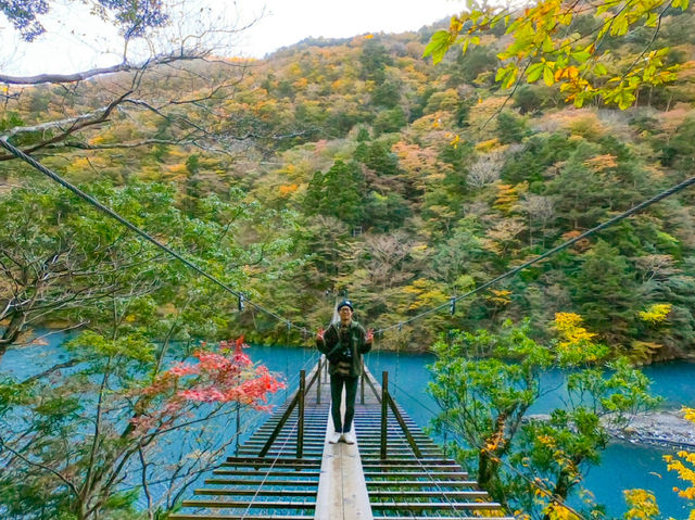 静岡の秘境！寸又峡の夢の吊り橋