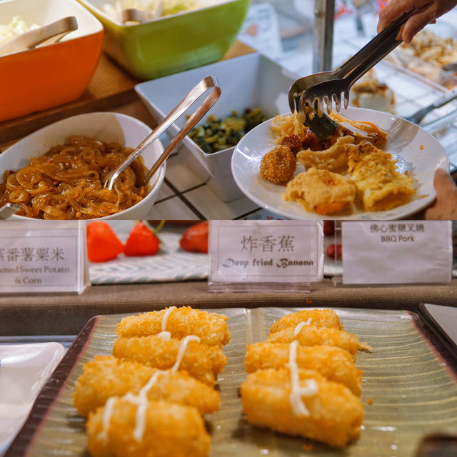 自助形式的素食餐廳🎀新派素食