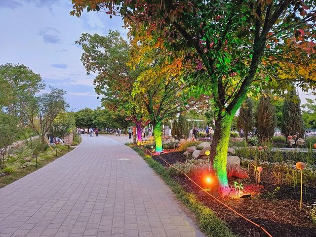 A nice view of Seoul International Garden Show 2024 at Ttukseom