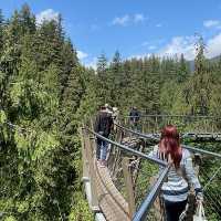 North Vancouver에 자연경관이 멋진 공원Capilano suspension Bridge Park