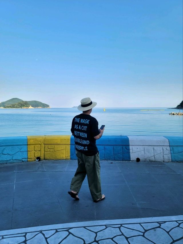 물이 진짜 맑은 몽돌 망치해수욕장🏖