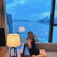 香港最高性價比維港大海景酒店🎀生日還upgrade房間, 送蛋糕😳