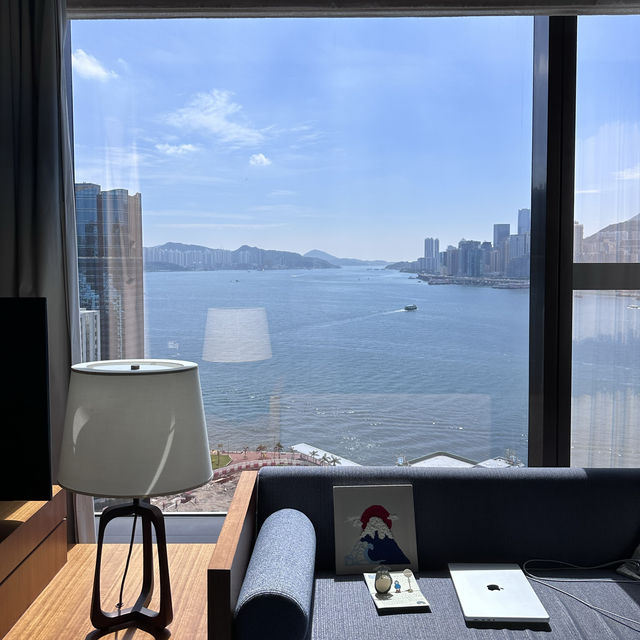 香港最高性價比維港大海景酒店🎀生日還upgrade房間, 送蛋糕😳
