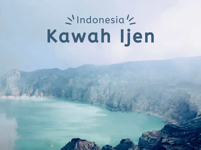 Mind-blown to visit Kawah Ijen 🌋