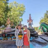 วัดป่าปากโดม - สักการะปู่พญาทะนะมูลนาคราช