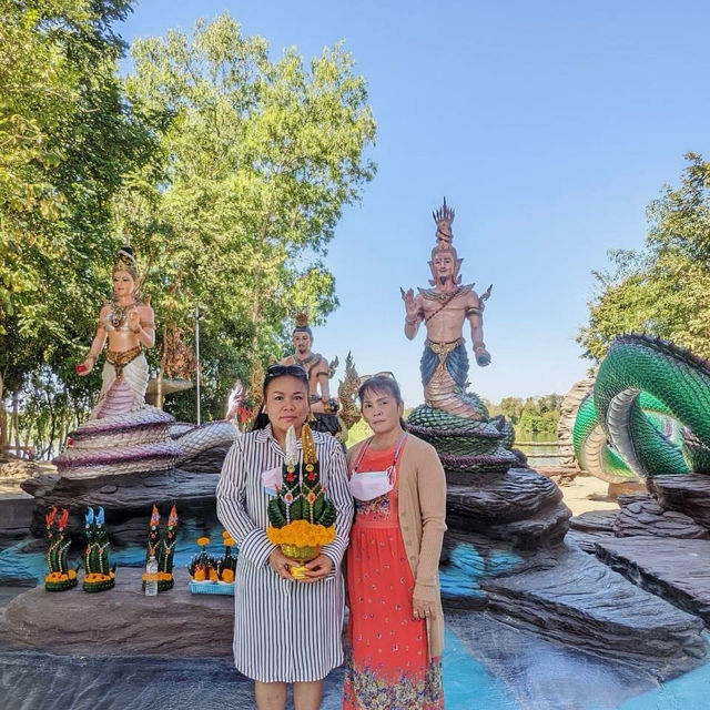 วัดป่าปากโดม - สักการะปู่พญาทะนะมูลนาคราช