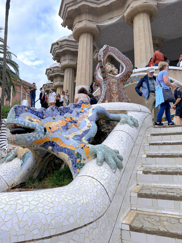Spain🇪🇸Barcelona ガウディ建築の公園　グエル公園