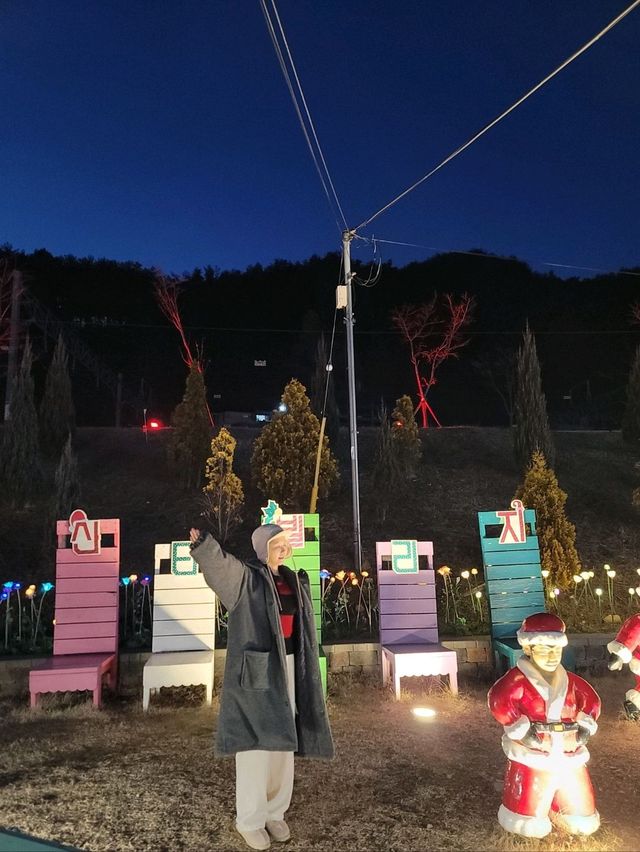 야경도 예뻐서 겨울이 기대되는 산타마을🎅