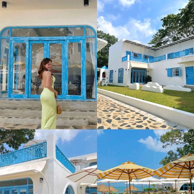 🌺 คาเฟ่ริมทะเล ฟีลซานโตรินี่ 💙