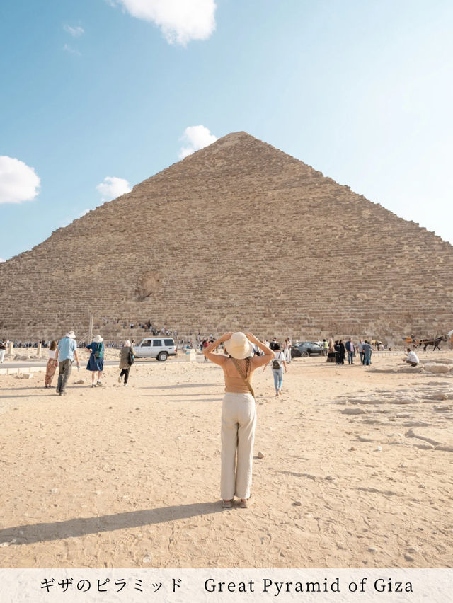 ピラミッド巡り　📍エジプト•ギザ Egypt