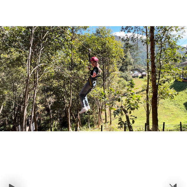 Zip lining for only $5 at Kalaw, Shan State 