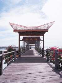 風光如畫的海上蓬萊仙島