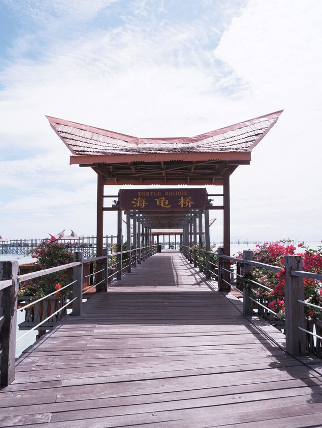 風光如畫的海上蓬萊仙島