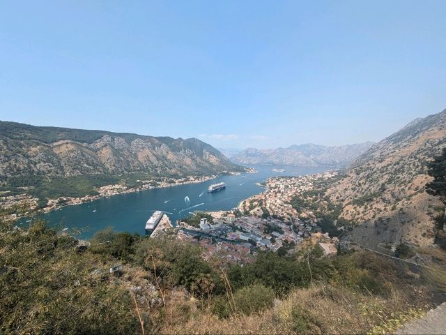 コトル城からの景色