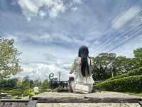 เที่ยวลำปาง ชมวิวสวนและรถไฟที่สวนรถไฟสะพานดำ