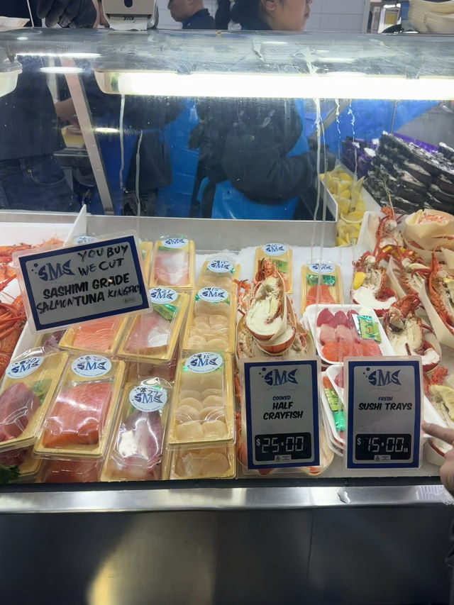 南墨爾本市場即食新鮮生蠔🦪